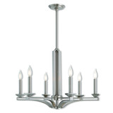 Mid. Chandeliers Candle by Livex Lighting ( 107 | 40056-91 Trumbull ) 
