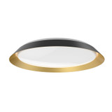 Flush Mounts Glass Down by Kuzco Lighting ( 347 | FM43423-BK/GD-5CCT Jasper ) 