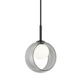 Mini Pendants Glass Down by Matteo Lighting ( 423 | C60601BKSM Delcia ) 