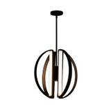 Pendants Sphere by Justice Designs ( 102 | NSH-4301-MBLK Liv ) 