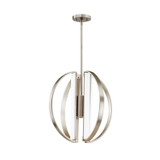 Pendants Sphere by Justice Designs ( 102 | NSH-4301-NCKL Liv ) 