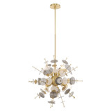Mid. Chandeliers Starburst by Livex Lighting ( 107 | 40074-12 Circulo ) 