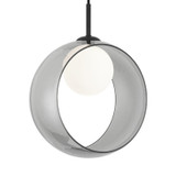 Mini Pendants Glass Down by Matteo Lighting ( 423 | C60611BKSM Delcia ) 