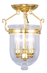 Semi-Flush Mts. Bowl Style by Livex Lighting ( 107 | 5081-02 Jefferson ) 
