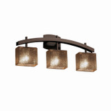Bathroom Fixtures Three Lights by Justice Designs ( 102 | FSN-8593-55-MROR-DBRZ Fusion ) 