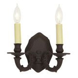 Sconces Double Candle by JVI Designs ( 261 | 224-08 Traditional Brass ) 