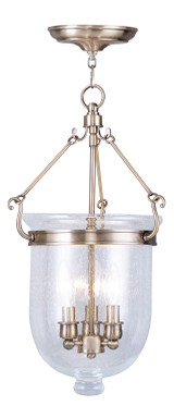 Foyer/Hall Lanterns Glass w/Frame by Livex Lighting ( 107 | 5083-01 Jefferson ) 