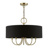 Mid. Chandeliers Drum Shade by Livex Lighting ( 107 | 40115-01 Huntington ) 