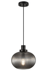 Pendants Glass Down by Matteo Lighting ( 423 | C61003BKSM Charismo ) 