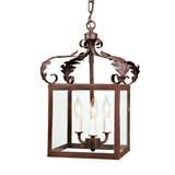 Foyer/Hall Lanterns Glass w/Frame by JVI Designs ( 261 | 3011-22 Scroll ) 