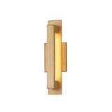 Exterior Wall Mt./Flush by Justice Designs ( 102 | NSH-7722W-BGLD Catalina ) 
