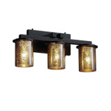 Bathroom Fixtures Three Lights by Justice Designs ( 102 | FSN-8773-10-MROR-DBRZ-LED3-2100 Fusion ) 