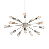 Large Chandeliers Starburst by Justice Designs ( 102 | NSH-8024-NCKL Axion ) 