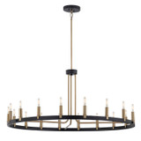 Large Chandeliers Candle by Justice Designs ( 102 | NSH-8045-MBBR Clayton ) 