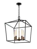 Foyer/Hall Lanterns Open Frame by Matteo Lighting ( 423 | C61705RB Scatola ) 