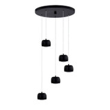 Pendants Multi-port/Cascade by Justice Designs ( 102 | NSH-8118-MBLK Frascati ) 