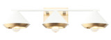 Bathroom Fixtures Three Lights by Matteo Lighting ( 423 | S06803WHAG Velax ) 