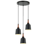 Mini Pendants 3 Light Cluster by Maxilite ( 501 | MX 2318C3-0702 Melrose ) 