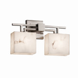 Bathroom Fixtures Two Lights by Justice Designs ( 102 | FAL-8702-55-NCKL-LED2-1400 LumenAria ) 
