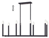 Linear/Island 4 Light + by Livex Lighting ( 107 | 40258-07 Alpine ) 