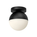 Flush Mounts Glass Down by Kuzco Lighting ( 347 | FM58306-BK/OP Monae ) 