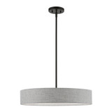 Pendants Drum Shade by Livex Lighting ( 107 | 46144-04 Elmhurst ) 