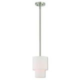 Mini Pendants Drum Shade by Livex Lighting ( 107 | 51040-91 Meridian ) 