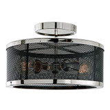 Semi-Flush Mts. Drum Shade by JVI Designs ( 261 | 3070-15 Wellington ) 