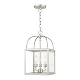 Foyer/Hall Lanterns Glass w/Frame by Livex Lighting ( 107 | 4037-91 Milford ) 
