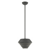 Mini Pendants Metal Shade by Livex Lighting ( 107 | 40401-76 Amsterdam ) 