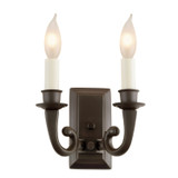 Sconces Double Candle by JVI Designs ( 261 | 316-08 San Clemente ) 