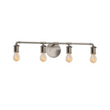 Bathroom Fixtures Four Lights by Justice Designs ( 102 | NSH-8464-NCKL No Shade Material ) 