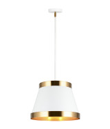 Pendants Metal Shade by Matteo Lighting ( 423 | C62903WHAG Caske ) 