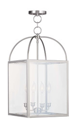 Foyer/Hall Lanterns Glass w/Frame by Livex Lighting ( 107 | 4042-91 Milford ) 