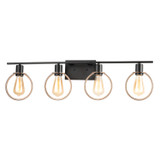 Bathroom Fixtures Four Lights by Justice Designs ( 102 | NSH-8904-MBBR Volta ) 