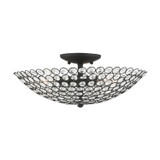 Semi-Flush Mts. Bowl Style by Livex Lighting ( 107 | 40446-04 Cassandra ) 