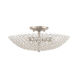 Semi-Flush Mts. Bowl Style by Livex Lighting ( 107 | 40446-91 Cassandra ) 