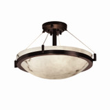 Semi-Flush Mts. Bowl Style by Justice Designs ( 102 | FAL-9681-35-DBRZ LumenAria ) 