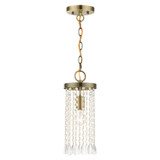 Mini Pendants Drum Shade by Livex Lighting ( 107 | 51062-01 Elizabeth ) 