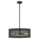 Pendants Drum Shade by Livex Lighting ( 107 | 46214-04 Industro ) 