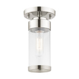 Semi-Flush Mts. Glass Down by Livex Lighting ( 107 | 40480-05 Hillcrest ) 
