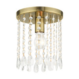 Flush Mounts Glass Down by Livex Lighting ( 107 | 51066-01 Elizabeth ) 