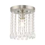 Flush Mounts Glass Down by Livex Lighting ( 107 | 51066-91 Elizabeth ) 