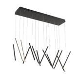 Linear/Island Multi-port/Cascade by Kuzco Lighting ( 347 | LP14840-BK-UNV-010 Chute ) 