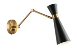 Lamps Wall by Matteo Lighting ( 423 | S09621AGBK Blaze ) 