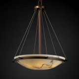 Pendants Bowl Style by Justice Designs ( 102 | FAL-9692-35-DBRZ LumenAria ) 