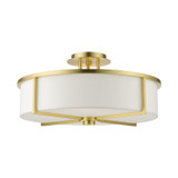 Semi-Flush Mts. Bowl Style by Livex Lighting ( 107 | 51075-12 Wesley ) 