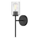 Sconces Single Glass by Lark ( 531 | 85580BK Leta ) 