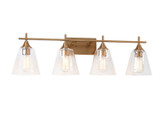 Bathroom Fixtures Four Lights by Matteo Lighting ( 423 | S09804AG Hollis ) 