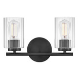 Bathroom Fixtures Two Lights by Lark ( 531 | 85582BK Leta ) 